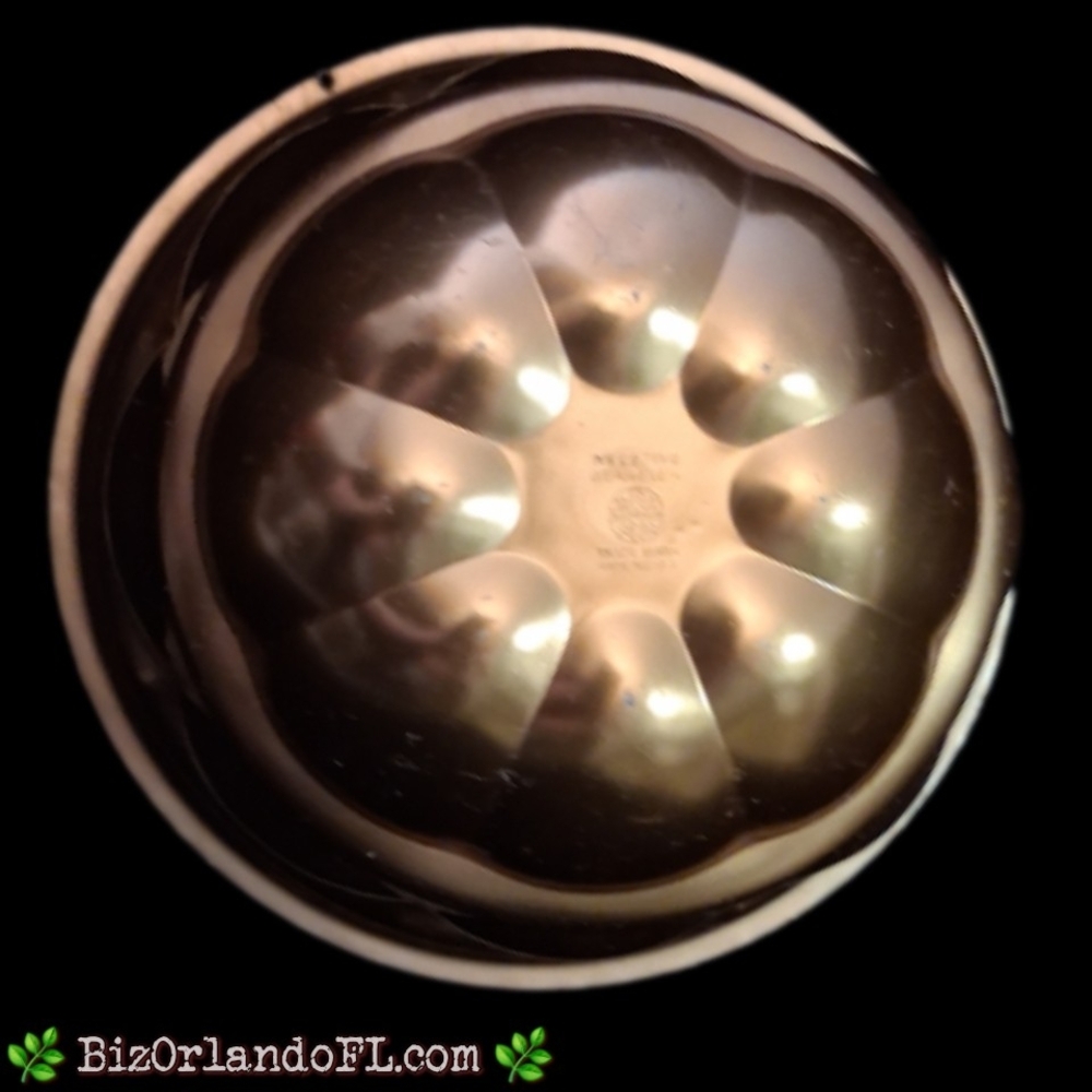 VINTAGE: Wear Ever 297 1 1/2 Aluminum Copper Round Dome Jello Cake Mold  5" Deep